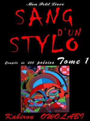 cover image of Sang d'un Stylo Tome 1